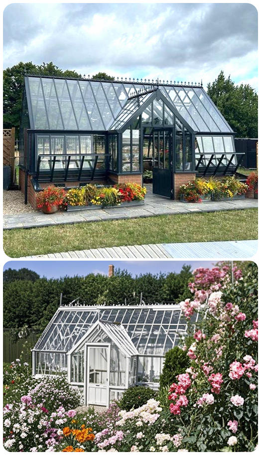 A Charming Mini Glass Greenhouse Enhances a New York Garden